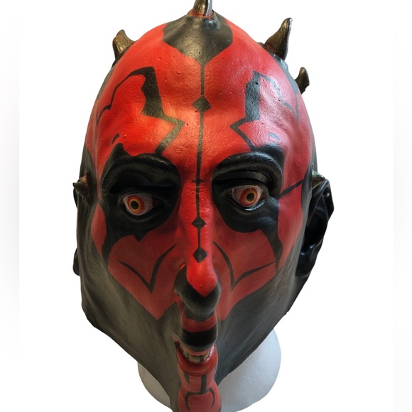 Lucus Films Ltd Darth Maul Halloween Cosplay Mask - Picture 1 of 12